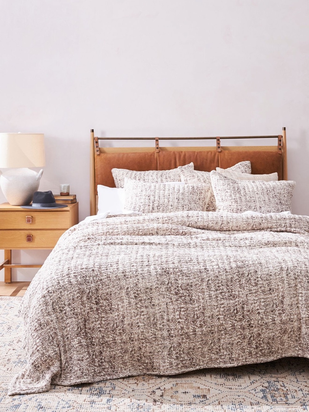 Amber Lewis for Anthropologie Gwendolyn Coverlet and Euro Shams